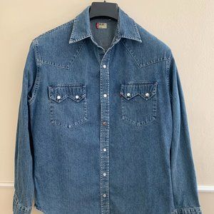 Levi's Red Tab Classic Western Denim Shirt Sz. M